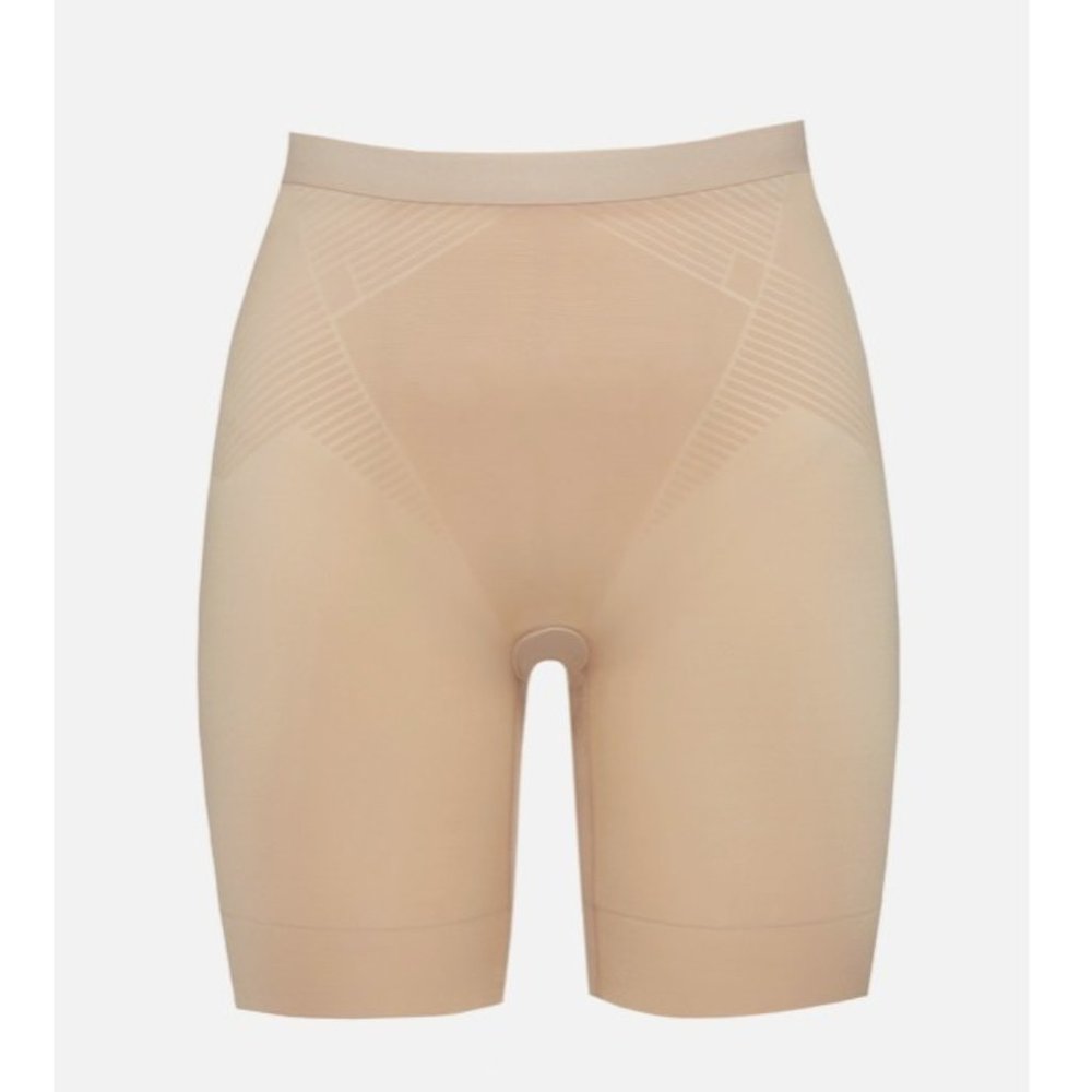 NWT Spanx Thinstincts® 2.0 Mid-Thigh Short Size Small Nude NEW